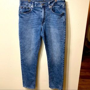 Mens 34X30 American Eagle medium wash slim blue jean Ne(x)t level flex